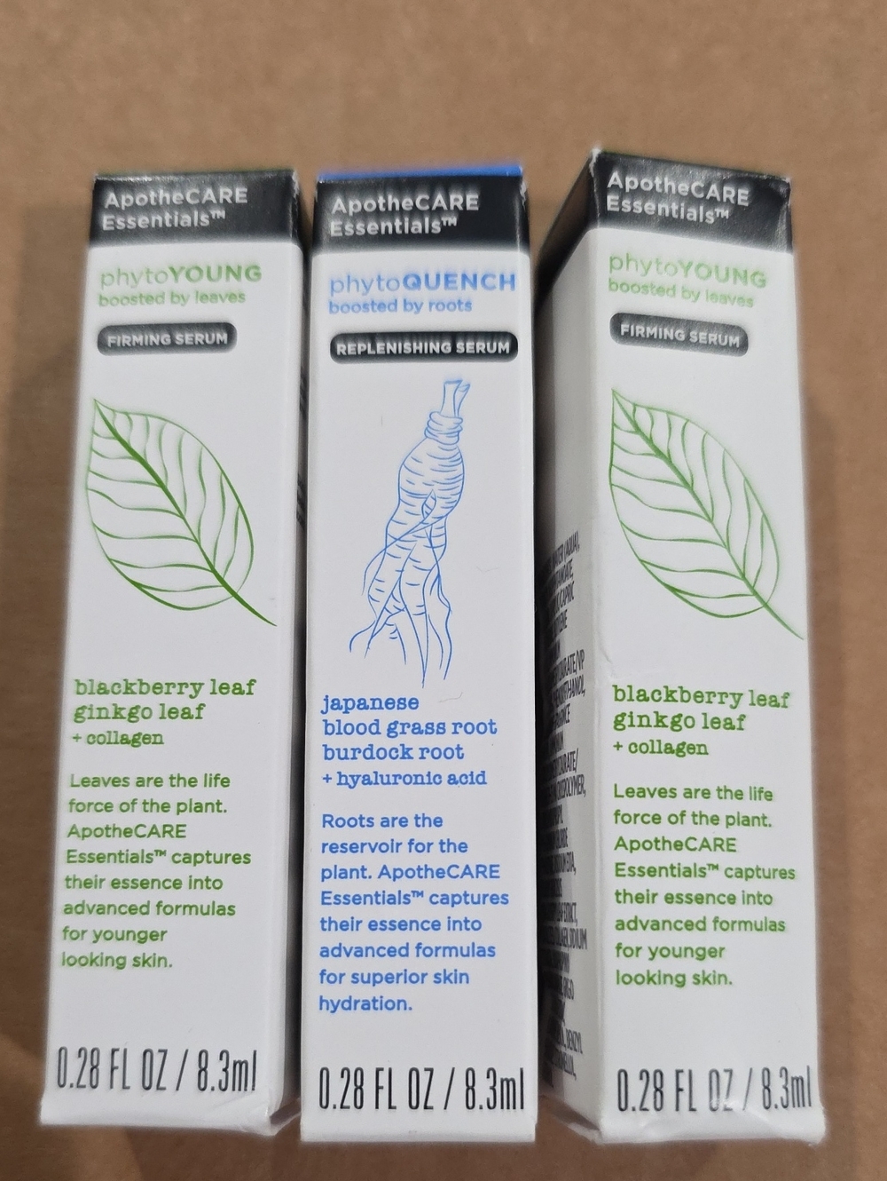 PhytoYOUNG /Quench  Firming 2 Replenshing 1  Serum - 3 Pieces